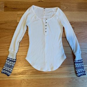 Free People Thermal Long Sleeve XS